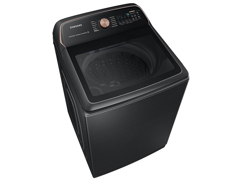 Samsung-WA55A7700AV-left tilted view with lid close