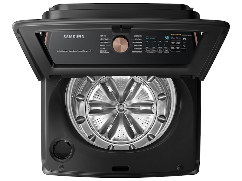 Samsung-WA55A7700AV-top view with lid open