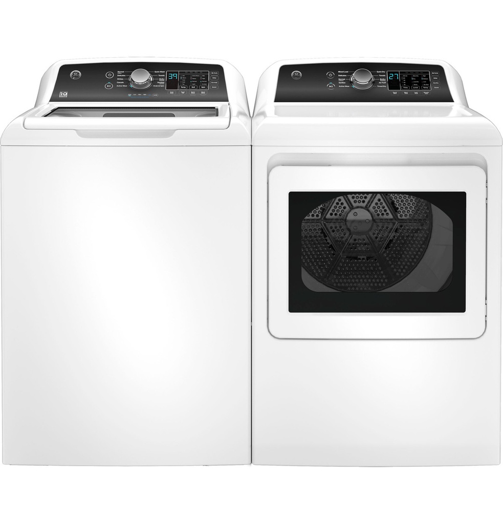 GTD58EBSVWS shown with washer