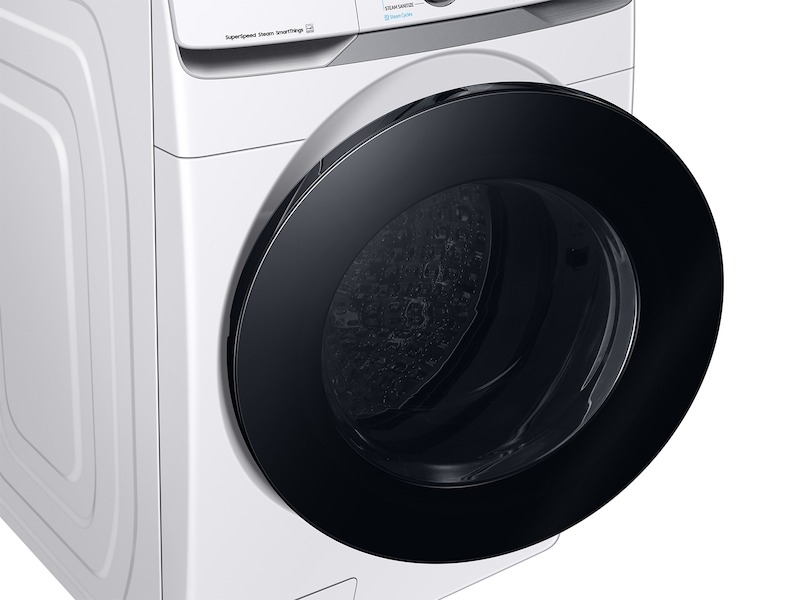 Samsung-WF45B6300AW-tilted view with lid half open