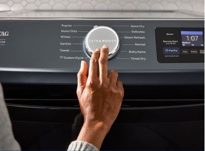 Maytag-MED7020RW-controls