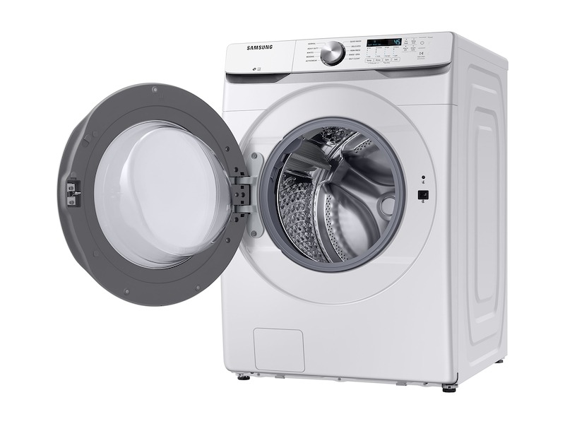 Samsung-WF45T6000AW-right tilted view with lid open