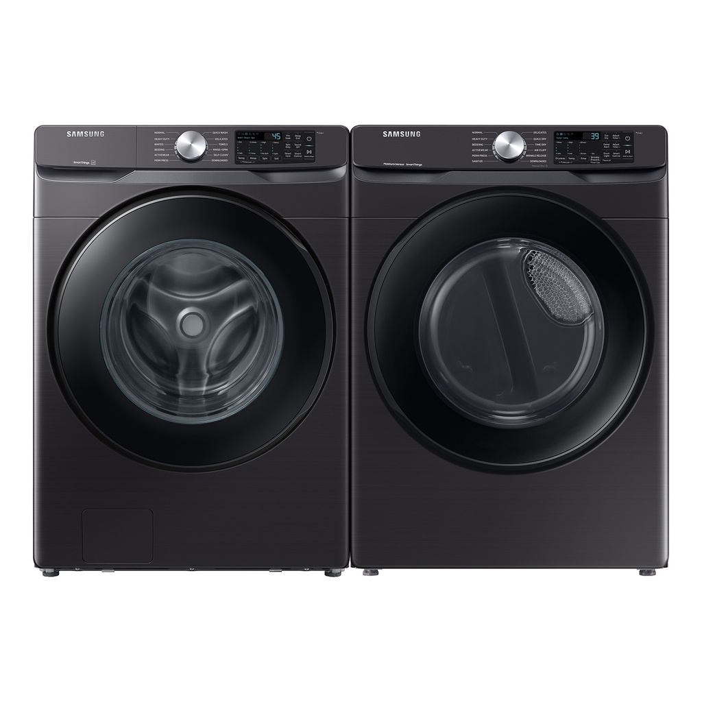 Samsung-WF51CG8000AV-front view washer with matching dryer