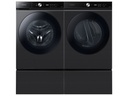 Samsung-WF53BB8700AV-front view washer with matching dryer with pedestal