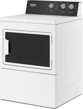 Maytag-MEDP586KW-right angle view