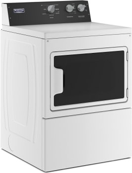 Maytag-MEDP586KW-left angle view