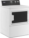 Maytag-MEDP586KW-left angle view