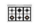 Bertazzoni-PRO366BCFGMXT-six brass gas burners