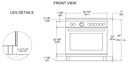 Bertazzoni-PRO366BCFGMXT-dimensions
