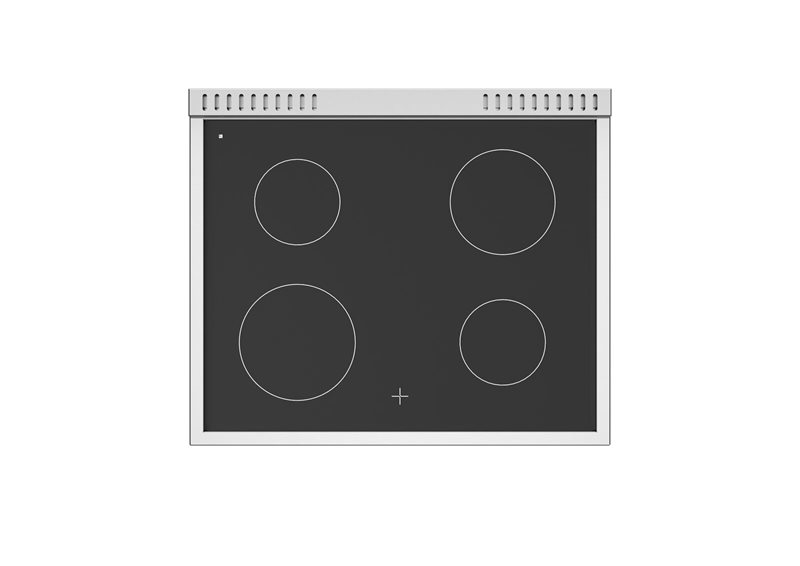 Bertazzoni-PRO304CEMXV-4 ceran heating zones