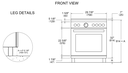 Bertazzoni-PRO304CEMXV-dimensions