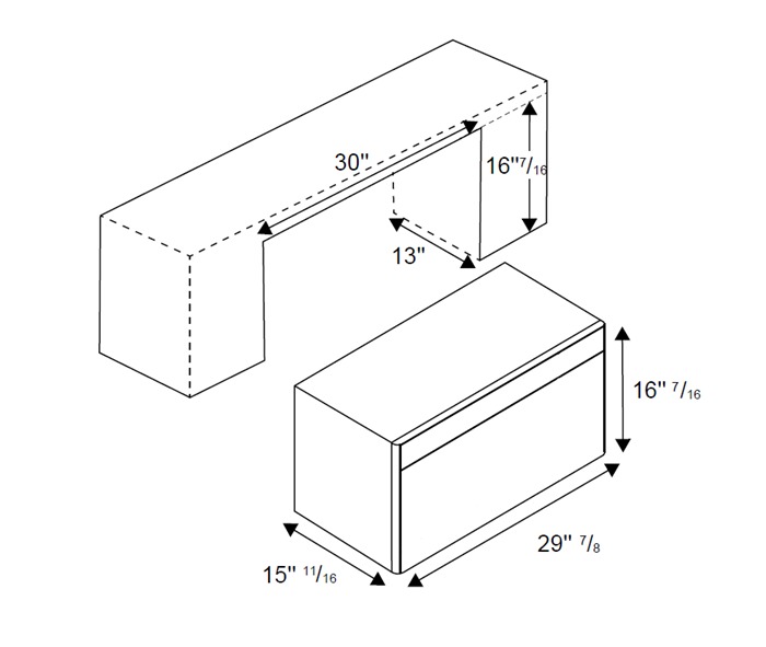 Bertazzoni-KOTR30XV-dimensions