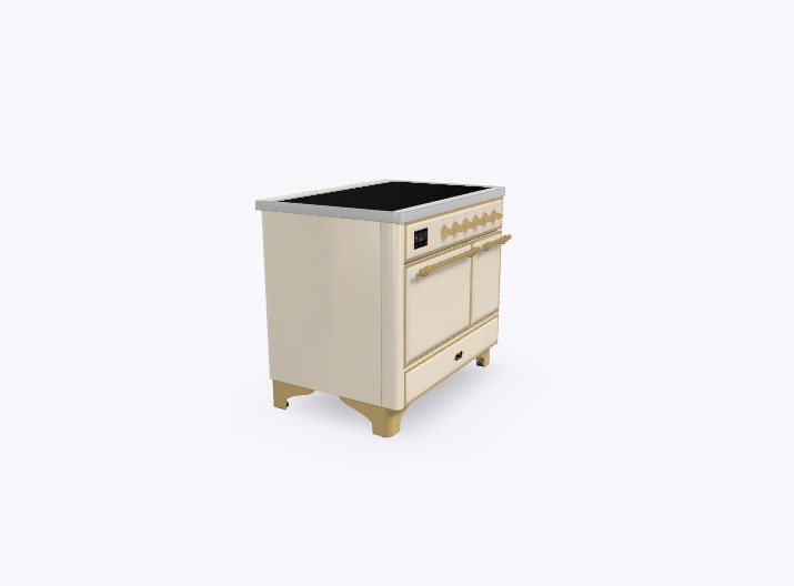 ILVE_UMDI10QNS3AWG_Majestic_II_40_Induction_Range_Left_Angle
