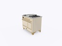 ILVE_UMD10FDQNS3AWG_Majestic_II_40"_Dual_Fuel_Range_Right_Angle