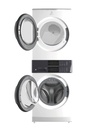 Electrolux ELTG7300AW 27 inch Laundry Tower Single Unit Front Load 4.4 Washer & 8 cu. ft. Gas Dryer Capacity, LuxCare Wash, in White 