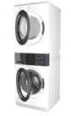 Electrolux ELTG7300AW 27 inch Laundry Tower Single Unit Front Load 4.4 Washer & 8 cu. ft. Gas Dryer Capacity, LuxCare Wash, in White 
