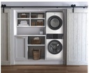 Electrolux ELTG7300AW 27 inch Laundry Tower Single Unit Front Load 4.4 Washer & 8 cu. ft. Gas Dryer Capacity, LuxCare Wash, in White 