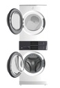 Electrolux ELTE7300AW 27 inch Laundry Tower Single Unit Front Load 4.4 Washer & 8 cu. ft. Electric Dryer Capacity, LuxCare, in White
