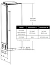 Viking-FFI7240WL-Dimension View