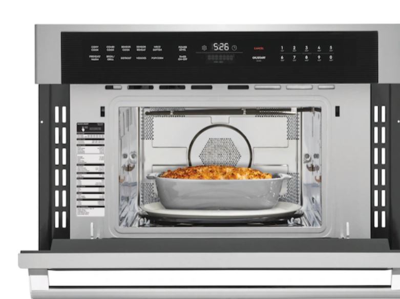 Electrolux EMBD3010AS 30 inch Built-In Microwave Oven with Drop-Down Door, 1.6 cu. ft. Capacity, in Stainless Steel