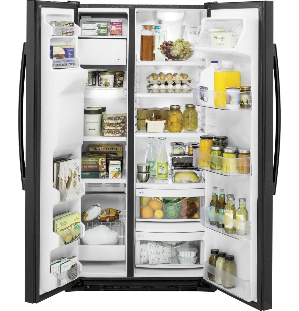 GE GZS22D 36 inch 21.9 Cu. Ft. Counter-Depth Side-By-Side Refrigerator