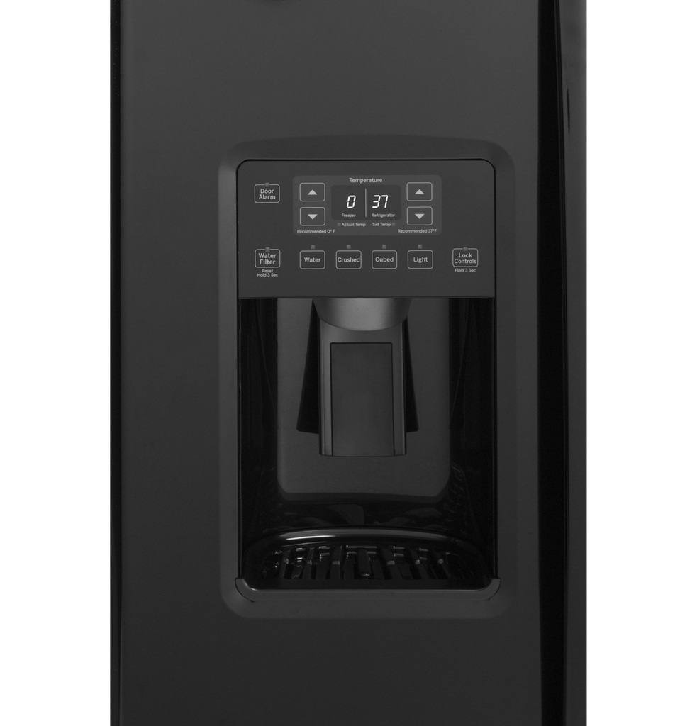 GE GZS22D 36 inch 21.9 Cu. Ft. Counter-Depth Side-By-Side Refrigerator