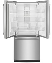 Maytag MFW2055FRZ 30 inch French Door Refrigerator with 19.68 cu. ft. Capacity, Exterior Water Dispenser and BrightSeries LED Lighting in Fingerprint Resistant Stainless Steel