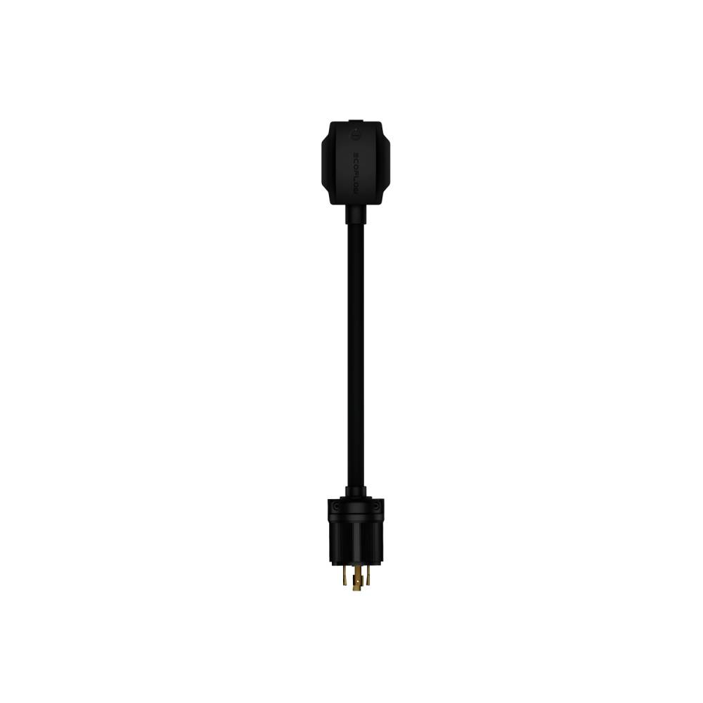 EcoFlow EFLGeneratorChargingAdapter EcoFlow AC Generator Charging Adapter, in Black