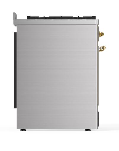 ILVE_UM30DQNE3SSG_Majestic_II_30"_Dual_Fuel_Range_Left_Angle