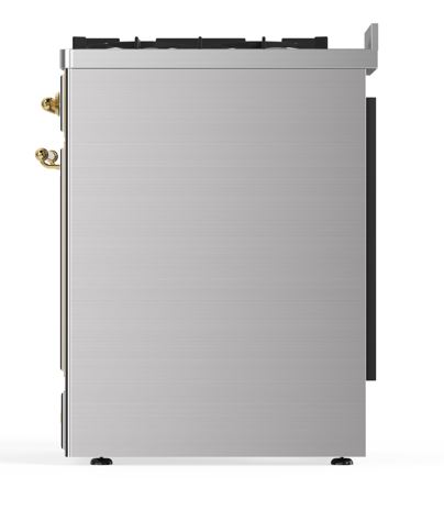 ILVE_UM30DQNE3SSG_Majestic_II_30"_Dual_Fuel_Range_Right_Angle