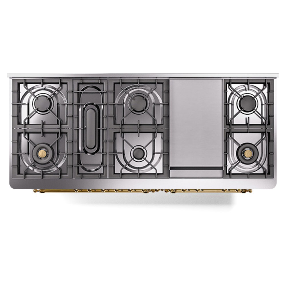 ILVE_UM15FDQNS3AWG_Majestic_II_60_Dual_Fuel_Range_Top_Angle