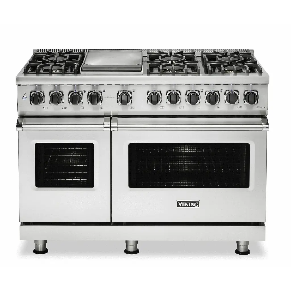 Viking VDR5486G 5 Series 48 inch Dual Fuel Range with 6 Sealed Burners and Griddle