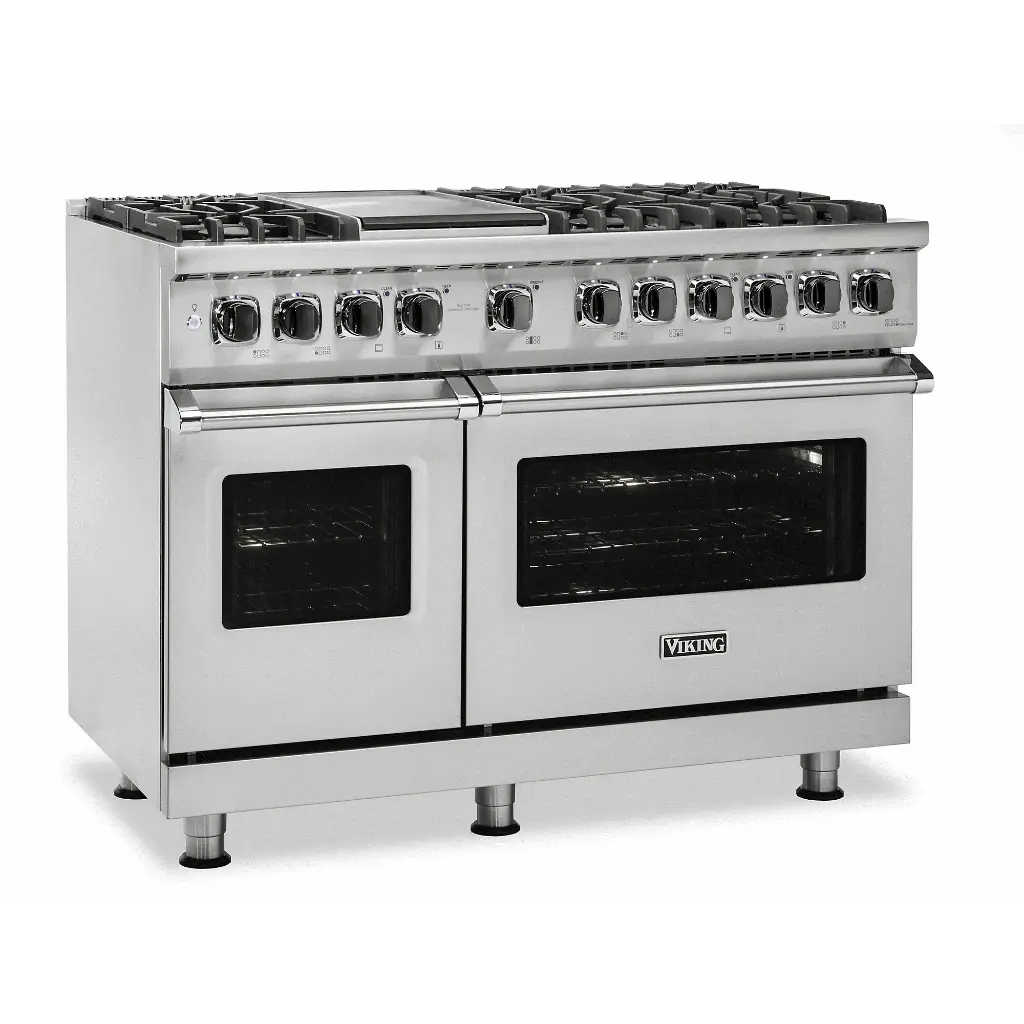 Viking VDR5486G 5 Series 48 inch Dual Fuel Range with 6 Sealed Burners and Griddle