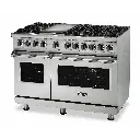 Viking VDR5486G 5 Series 48 inch Dual Fuel Range with 6 Sealed Burners and Griddle