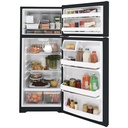 GE GIE18DTNR 28 inch Top Freezer Refrigerator with 17.5 Cu. Ft. Capacity, Energy Star, LED lighting, Adjustable Wire freezer Shelf, Clear Crisper Drawers  