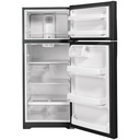 GE GTS18G 28 inch Top Freezer Refrigerator with 17.5 cu. ft. Total Capacity, LED Lighting, and Edge-to-Edge Glass Shelves, Sliding Deli Drawer 