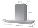 Samsung-NK36CB600WCG-dimensions
