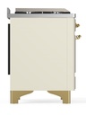 ILVE UM09F Majestic II 36 inch Dual Fuel Range with 6 Burners, Griddle