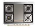 ILVE UM09F Majestic II 36 inch Dual Fuel Range with 6 Burners, Griddle