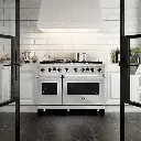 Viking VGIC54828B 5 Series 48 inch Open Burner Gas Range