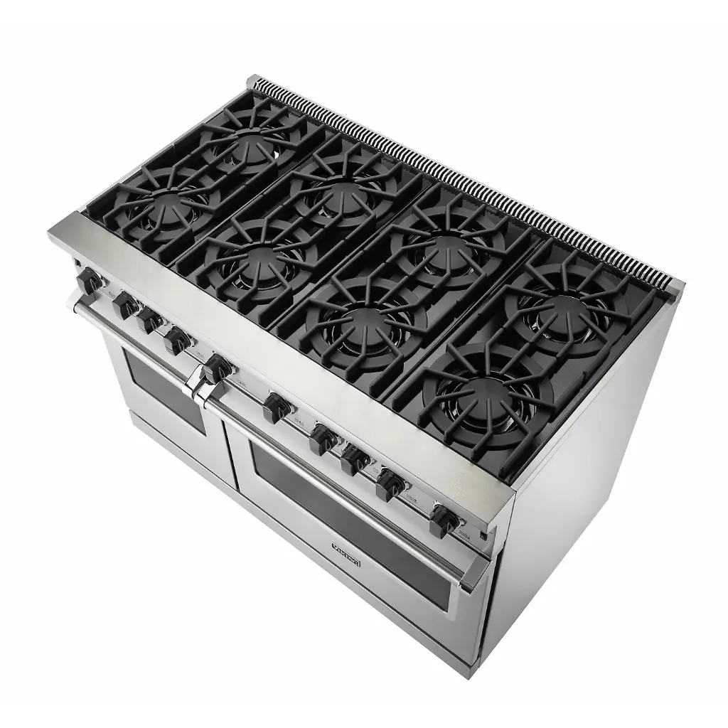 Viking-VGIC54828BSS-Top View With Control Knobs