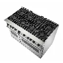 Viking-VGIC54828BSS-Top View With Control Knobs