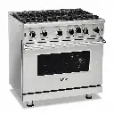 Viking VGIC53626B 5 Series 36 inch Open Burner Gas Range