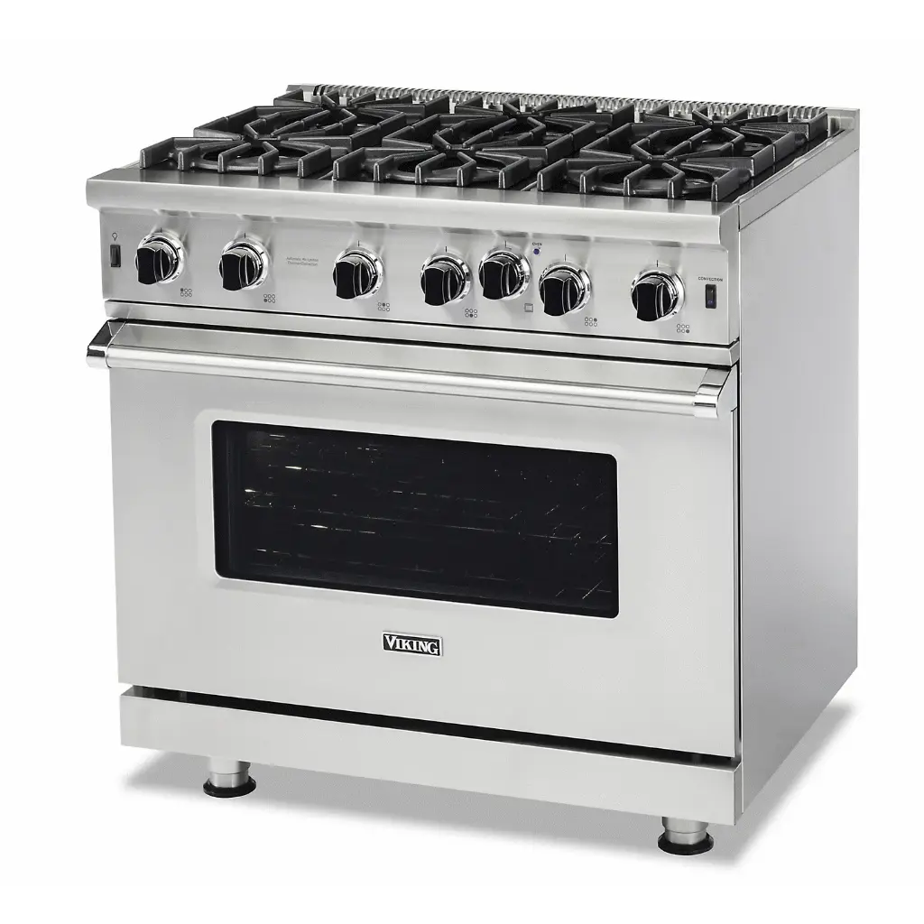 Viking VGIC53626B 5 Series 36 inch Open Burner Gas Range