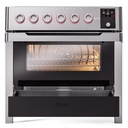 ILVE_UPMI09S3SS_Panoramagic_36"_Induction_Range_drawer_opened
