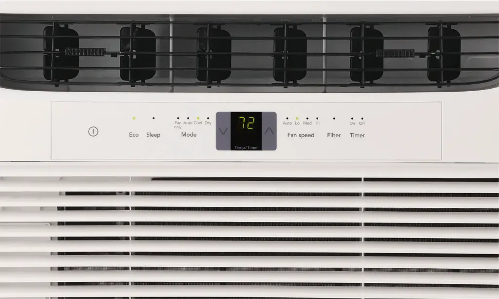 Frigidaire FFRA062WA1 6,000 BTU Window-Mounted Room Air Conditioner, Controls