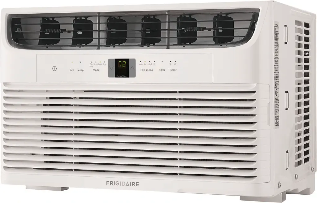 Frigidaire FFRA062WA1 6,000 BTU Window-Mounted Room Air Conditioner, Angled View