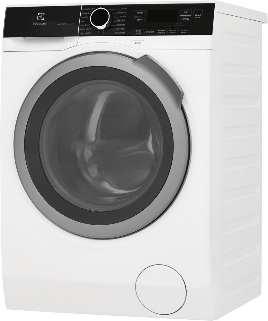 Electrolux ELFW4222AW 24" Compact Front Load Washer, right angled view