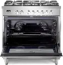 Verona VPRFSGE365SS oven door opened