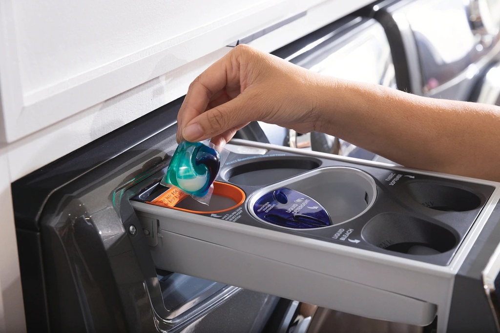 ELFW7437AG detergent dispenser view